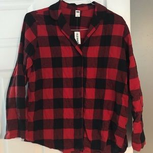 Red checkered pajama set!